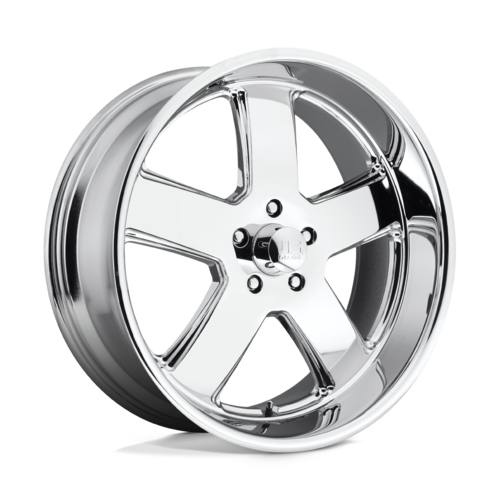 US Mag 1PC U116 Hustler 20x8 Chrome Wheel with 5x127 Bolt Pattern and 78.1mm Center Bore