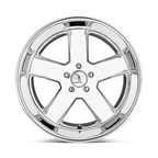 US Mag 1PC U116 Hustler Chrome 22x11 Wheel with 5x127 Bolt Pattern and +18 Offset