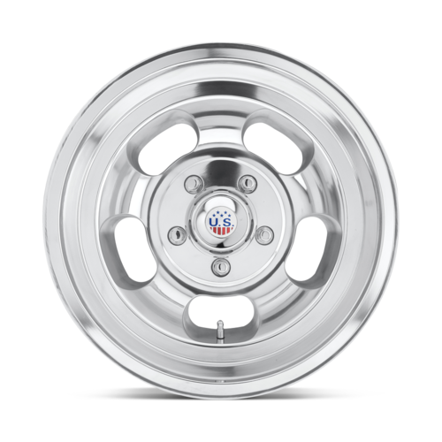 US Mag 1PC INDY 15x9 Wheel with High Luster Polished Finish, 5x139.7 Bolt Pattern, -12 Offset, 108mm Center Bore