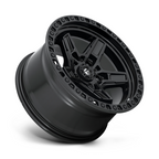 Fuel 1PC D697 Kicker 17x9 Matte Black Wheel with -12mm Offset and 5x127 Bolt Pattern