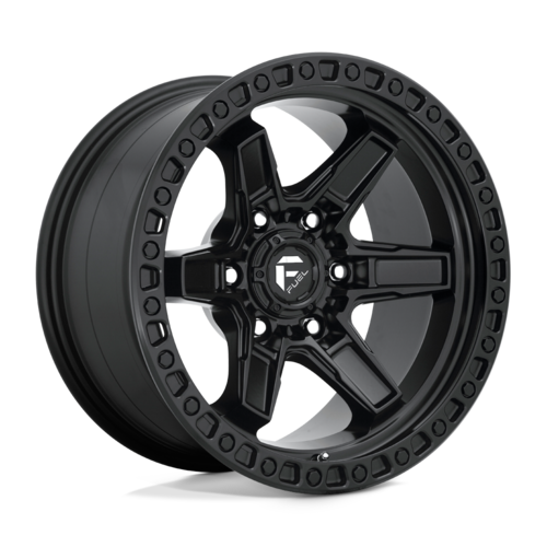 Fuel 1PC D697 Kicker 17x9 Matte Black Wheel with 5x127 Bolt Pattern and 71.5mm Center Bore