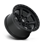Fuel 1PC KICKER 17x9 Matte Black Wheel with 6x139.7 Bolt Pattern and 106.10mm Center Bore