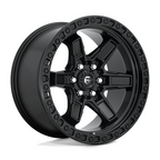 Fuel 1PC D697 Kicker 17x9 Matte Black Wheel with 6x114.3 Bolt Pattern and +12 Offset