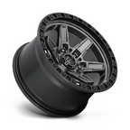 Fuel 1PC D698 Kicker 17x9 Matte Gunmetal Black Bead Ring Wheel with 6x139.7 Bolt Pattern and 106.10 Center Bore
