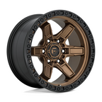 Fuel 1PC D699 KICKER 17x9 Matte Bronze Black Bead Ring Wheel with -12 Offset and 6x139.7 Bolt Pattern