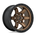 Fuel 1PC D699 Kicker 17x9 Matte Bronze Black Bead Ring Wheel with 6x139.7 Bolt Pattern and 106.10 Center Bore