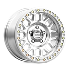KMC KM234 Grenade Desert Beadlock 20x9 Wheel with Machined Finish and -12 Offset