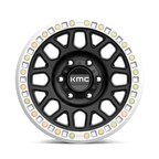 KMC KM234 Grenade Desert Beadlock 17x8.5 Satin Black Wheel