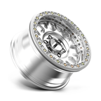 KMC KM234 Grenade Desert Beadlock 17x8.5 Wheel with Machined Finish and 6x165.1 Bolt Pattern