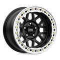 KMC KM235 Grenade Crawl Beadlock Wheel 18x9 Satin Black - 8x170 Bolt Pattern +10 Offset
