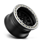 KMC KM235 Grenade Crawl Beadlock Wheel - 17x8.5 Satin Black with 5x127 Bolt Pattern and +0 Offset