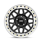 KMC KM235 Grenade Crawl Beadlock Wheel 18x9 Satin Black - 8x170 Bolt Pattern +10 Offset