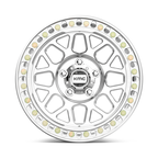 KMC KM235 Grenade Crawl Beadlock Wheel 18x9 with -24 Offset and Machined Finish
