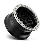 KMC KM235 Grenade Crawl Beadlock Wheels 20x10 Satin Black -48 Offset for 5x127 Bolt Pattern