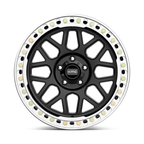 KMC KM235 Grenade Crawl Beadlock Wheels 20x10 Satin Black -48 Offset for 5x127 Bolt Pattern