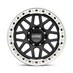 KMC KM235 Grenade Crawl Beadlock Wheel 20x10 Satin Black -48 Offset