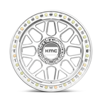 KMC KM235 Grenade Crawl Beadlock Wheel 20x10 -48 Offset, 8x165.1 Bolt Pattern, Machined Finish