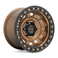 KMC KM236 TANK Beadlock 17x9 Matte Bronze Wheel with 8x170 Bolt Pattern and -38 Offset