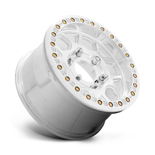KMC Mesa Forged Beadlock Wheel 17x9 - 6x165.1 Bolt Pattern, +25mm Offset, Raw Machined Finish