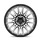 KMC KM542 Impact 16x8 Satin Black Machined Wheel for 5x150 Bolt Pattern
