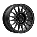 KMC KM542 Impact 17x8 Satin Black Wheel with 5x108 Bolt Pattern and 38mm Offset
