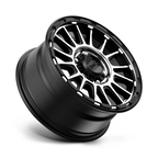 KMC KM542 Impact Satin Black Machined 16x8 Wheel with 6x139.7 Bolt Pattern