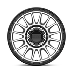 KMC KM542 Impact Satin Black Machined 16x8 Wheel with 6x139.7 Bolt Pattern