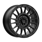 KMC KM542 Impact Satin Black 17x8 Inch Wheel with 5x114.3 Bolt Pattern and 35mm Offset