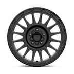 KMC KM542 Impact Satin Black 17x8 Inch Wheel with 5x114.3 Bolt Pattern and 35mm Offset