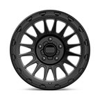 KMC KM542 Impact Satin Black 17x8.5 Wheel with 5x127 Bolt Pattern and 71.50mm Center Bore