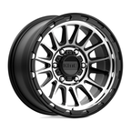 KMC KM542 Impact Satin Black Machined 17x8.5 Inch Alloy Wheel with 6x139.7 Bolt Pattern