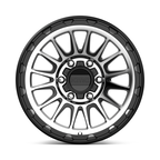 KMC KM542 Impact Satin Black Machined 17x8.5 Inch Alloy Wheel with 6x139.7 Bolt Pattern