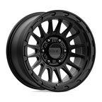 KMC KM542 Impact Satin Black 17x8.5 Wheel with 6x139.7 Bolt Pattern and 106.10mm Center Bore