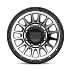 KMC KM542 Impact Satin Black Machined 17x8.5 Wheel with 8x165.1 Bolt Pattern