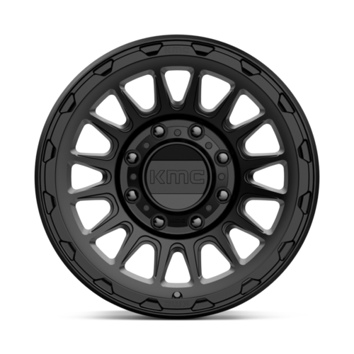 KMC KM542 Impact Satin Black 17x8.5 Wheel with 8x170 Bolt Pattern and 125.10mm Center Bore