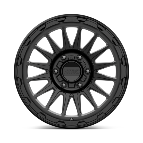 KMC KM542 Impact Satin Black 18x9 Inch Wheel with 6x139.7 Bolt Pattern and 18mm Offset