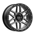 KMC KM544 MESA 17x8.5 Satin Black with Gray Tint Off-Road Wheel for 6x135 Bolt Pattern