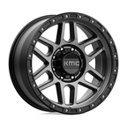 KMC KM544 Mesa 20x9 Satin Black with Gray Tint Wheel with 8x165.1 Bolt Pattern and 125.10 Center Bore