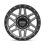 KMC KM544 Mesa 20x9 Satin Black with Gray Tint Wheel with 8x165.1 Bolt Pattern and 125.10 Center Bore
