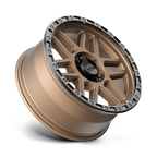 KMC KM544 MESA 17x9 Matte Bronze with Black Lip Wheel – 6x114.3 Bolt Pattern, 18mm Offset, 66.06mm Center Bore