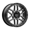 KMC KM544 Mesa 17x9 Satin Black with Gray Tint Wheel with 6x139.7 Bolt Pattern and 18mm Offset