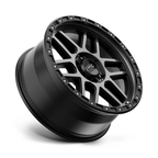 KMC KM544 Mesa Satin Black with Gray Tint 17x9 inch Wheel with 6x114.3 Bolt Pattern and 66.06mm Center Bore