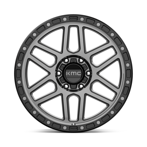 KMC KM544 Mesa 17x9 Satin Black with Gray Tint Wheel - Offset -12MM, 6x139.7 Bolt Pattern