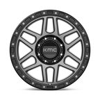 KMC KM544 Mesa 17x9 Satin Black with Gray Tint Wheel with 8x165.1 Bolt Pattern and 18mm Offset