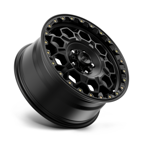 KMC KM545 Trek 17x8 Satin Black Wheel with 6x139.7 Bolt Pattern and 20mm Offset