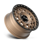 KMC KM545 Trek 17x8 Matte Bronze with Black Lip Wheel with 5x108 Bolt Pattern and 72.56mm Center Bore