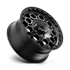 KMC KM545 Trek Satin Black with Gray Tint 17x9 Inch Wheel with -12mm Offset and 6x139.7 Bolt Pattern