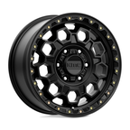 KMC KM545 Trek 17x8 Satin Black Wheel with 6x139.7 Bolt Pattern and 35mm Offset