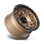 KMC KM545 Trek 17x9 Matte Bronze with Black Lip Wheel - 5x127 Bolt Pattern, 0mm Offset