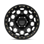 KMC KM545 Trek 17x9 Satin Black Off-Road Wheel with 6x135 Bolt Pattern and 87.10mm Center Bore